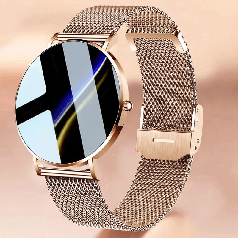 Ultra-Thin Smart Watch Women 1.36 Inch Screen Waterproof Photo Heart Rate Blood Pressure Blood Oxygen